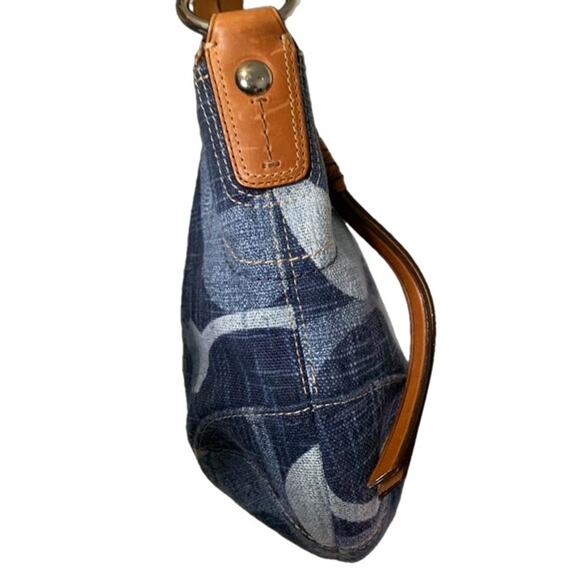 COACH y2k 2009 Signature Denim Hobo Shoulder Bag - Picture 5 of 8